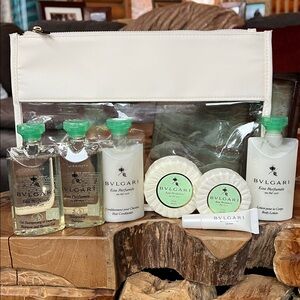 Bvlgari Travel Toiletry Set with bag